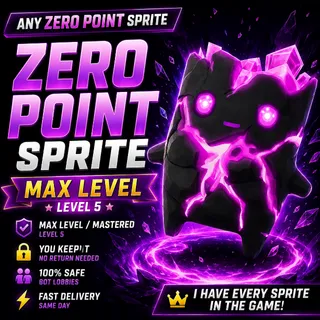 Normal Zero Point Sprite — Max Level (You keep!)