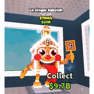 75M/s 🎄🍪 La Ginger Sekolah | Steal a Brainrot 🔥