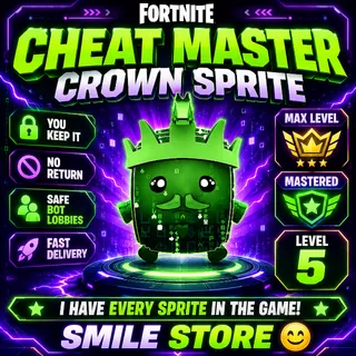 Fortnite Cheat Master Crown Sprite — Max Level / Mastered Level 5