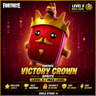 Fortnite Victory Crown Sprite — Max Level / Mastered Level 5