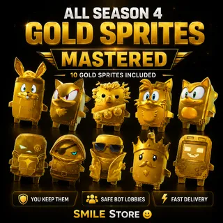 All Gold Sprites MASTERED LEVEL 5  (No Gold Klombo YET) 