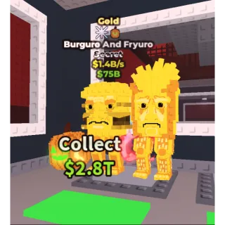 1.4B/s 🏆 GOLD 🎃 Burguro And Fryuro | Steal a Brainrot 🔥