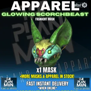 Glowing Scorchbeast Mask