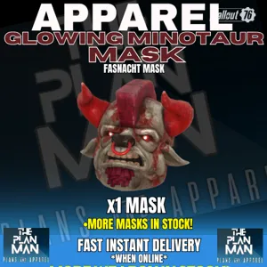 Glowing Minotaur Mask