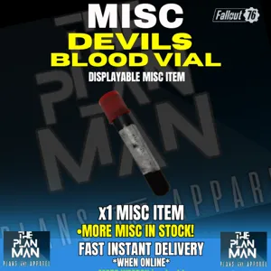 Devils Blood Vial Misc