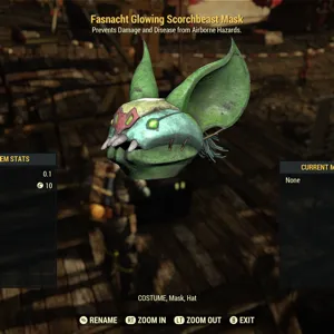 Glowing Scorchbeast Mask