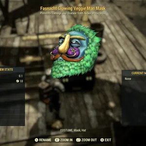 Glowing Veggie Man Mask