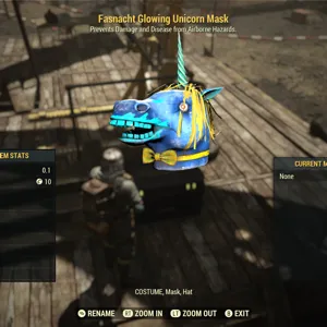Glowing Unicorn Mask