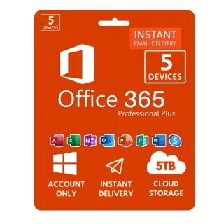 Microsoft Office 365 Pro Plus  Lifetime 5 Devices