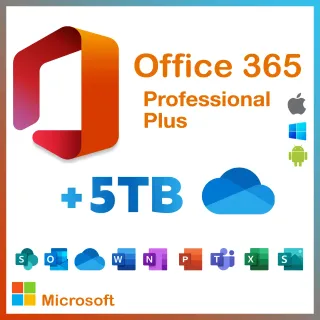 Microsoft Office 365 Pro Plus  Lifetime 5 Devices for MAC WINDOWS PHONE