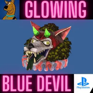 Glowing Blue Devil