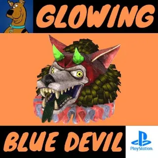 Glowing Blue Devil