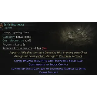 [League] Esh's Radiance