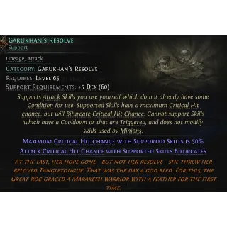 [League] 2x Garukhan's Resolve