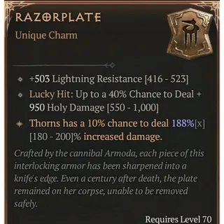 [Seasonal] Razorplate Charm