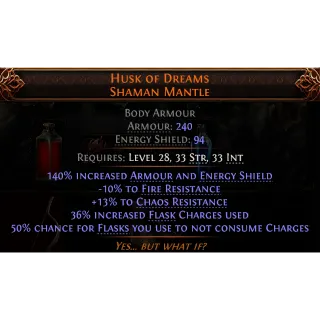 Husk of Dreams Shaman Mantle