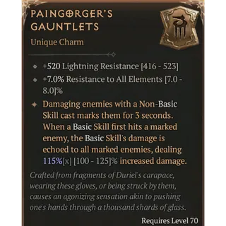 [Seasonal] Paingorger's Gauntlets Charm