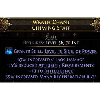 Rare Wand Chaos Damage