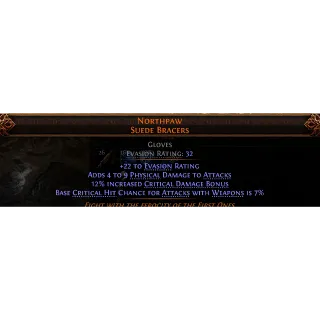 [League] Northpaw Suede Bracers