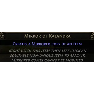[Standard] 2x Mirror of Kalandra