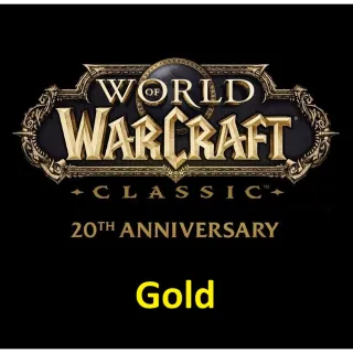300 Gold Classic WoW Anniversary