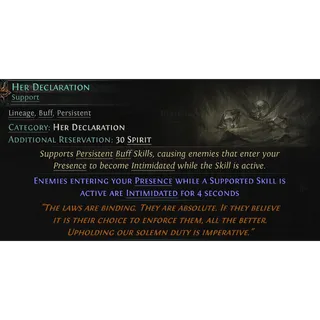 [League] Her Declaration