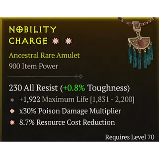 [Seasonal] 2 GA Rare Amulet Base