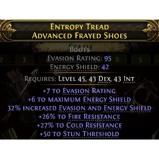 Rare Boots Dex Int Double Resist