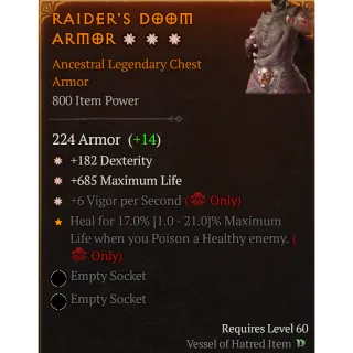 [Seasonal] 3 GA Legendary Chest Dex Life Vigor