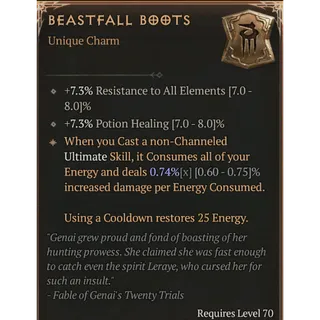 [Seasonal] Beastfall Boots Charm