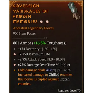 [Seasonal] 2 GA Legendary Gloves