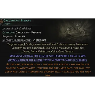 [League] Garukhan's Resolve