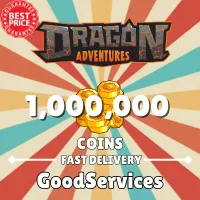 1M | 1000000 | COINS | DRAGON ADVENTURE (CHEAPEST)