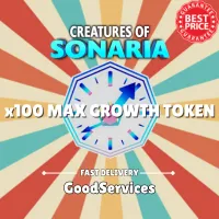 100 MAX GROWTH TOKEN - CREATURE OF SONARIA - FAST DELIVERY