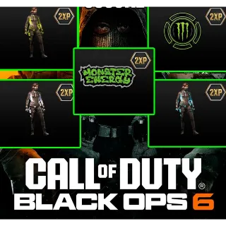 COD Black Ops 6 Monster Energy Bundle - 6 CODES