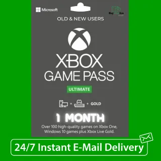 XBOX Game Pass Ultimate 1 Month For New & Existing accounts
