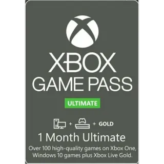 XBOX GAME PASS ULTIMATE 30 DAYS + Xbox Live Gold