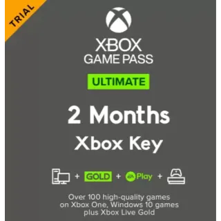 Xbox Game Pass Ultimate 2 Months - GLOBAL