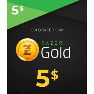 $5.00 Razer Gold GLOBAL Code