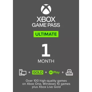 XBOX GAME PASS ULTIMATE 1 Month [Old & New Accounts]