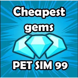 Pet Simulator 99 1B GEMS