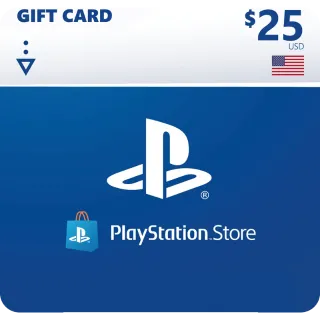 $25.00 PlayStation Store