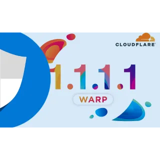 Cloudflare 1.1.1.1 WARP+ VPN | 22000TB | 5 Devices