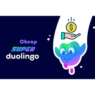SUPER duolingo - 1 month private account