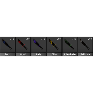 12x Skate Set Mm2 - Game Items - Gameflip