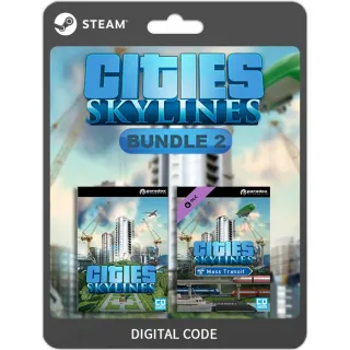 ✔️Cities: Skylines + 4x DLC Bundle