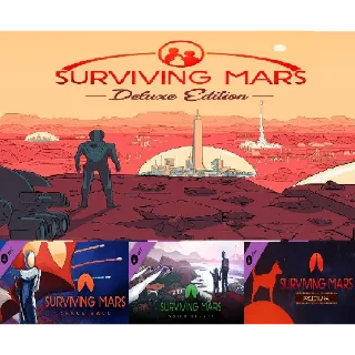 Surviving Mars Deluxe + 3x DLC Bundle