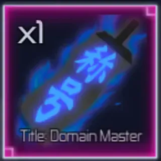 Jujutsu infinite - domain master 