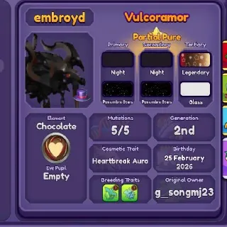 FM Leg C Vulcoramor Dragon Adventures