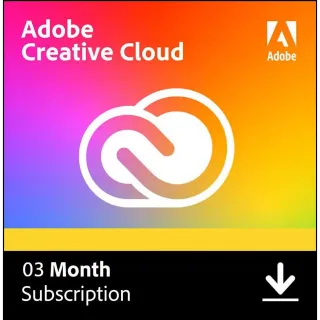 Adobe Creative Cloud Pro | 3-Month Subscription | 100GB Storage
